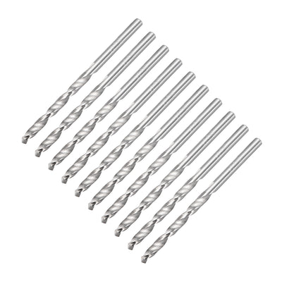 Harfington 4mm Twist Drill High Speed Steel Bit HSS-4241 for Steel,Aluminum Alloy 10pcs