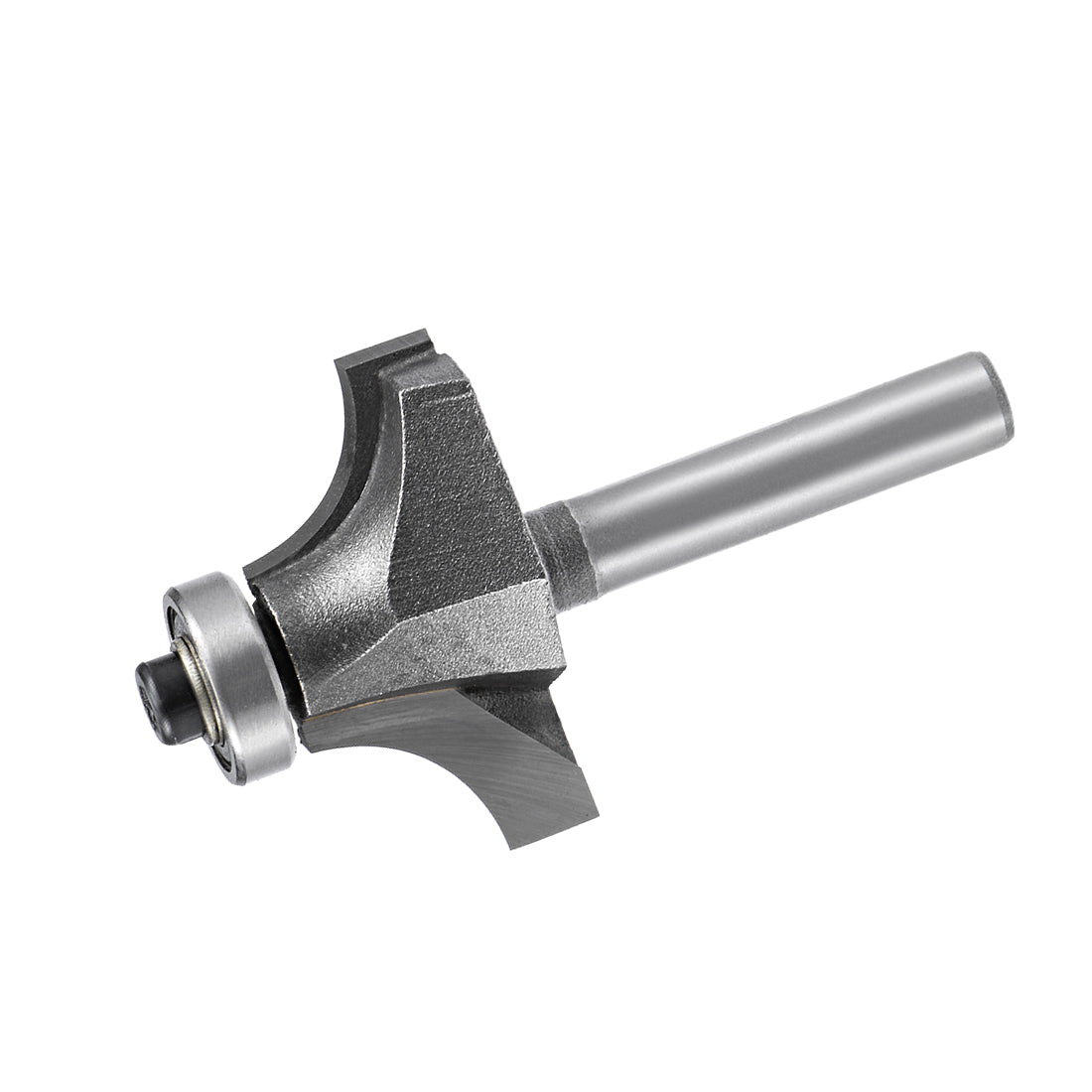 Harfington Router Bit 1/4 Shank 3/4 Inch Cutting Dia Round Over Corner 2 Flutes Tungsten Steel for Woodworking Milling Cutter Tool, 1pcs