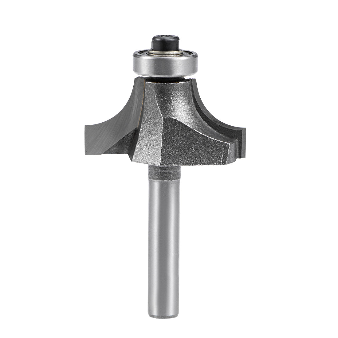 Harfington Router Bit 1/4 Shank 3/4 Inch Cutting Dia Round Over Corner 2 Flutes Tungsten Steel for Woodworking Milling Cutter Tool, 1pcs
