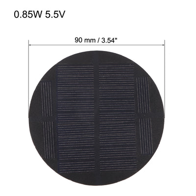 Harfington 0.85W 5.5V Small Solar Panel Module DIY Polysilicon for Phone Toys Charger