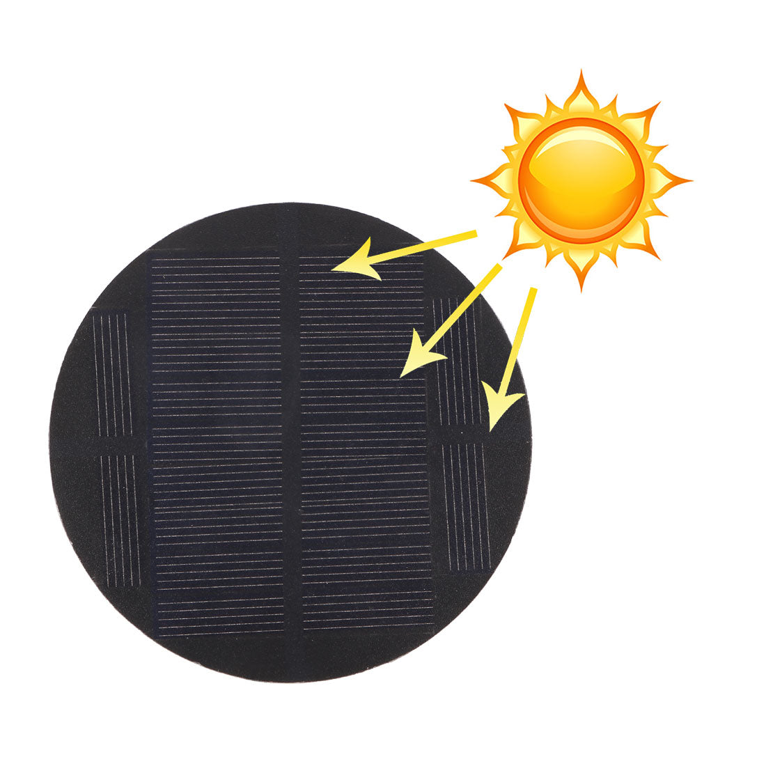 Harfington 0.85W 5.5V Small Solar Panel Module DIY Polysilicon for Phone Toys Charger