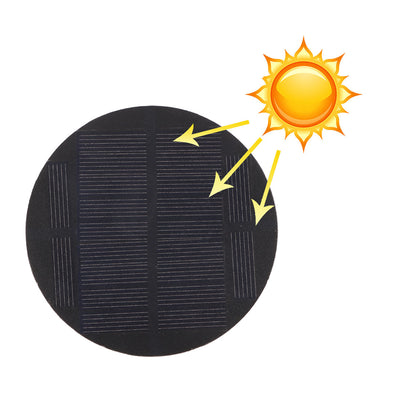 Harfington 0.85W 5.5V Small Solar Panel Module DIY Polysilicon for Phone Toys Charger