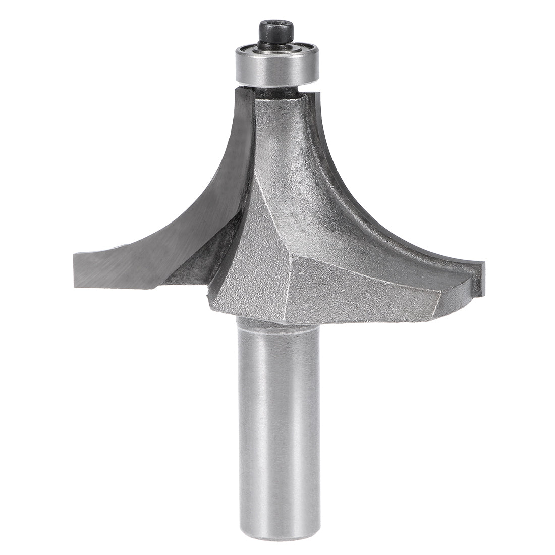 Harfington Router Bit 1/2 Shank 2 Inch Cutting Dia Round Over Corner 2 Flutes Tungsten Steel for Woodworking Milling Cutter Tool