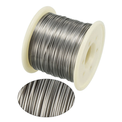 Harfington 0.5mm 24AWG Heating Resistor Wire Nichrome Resistance Wires for Heating Elements 164ft