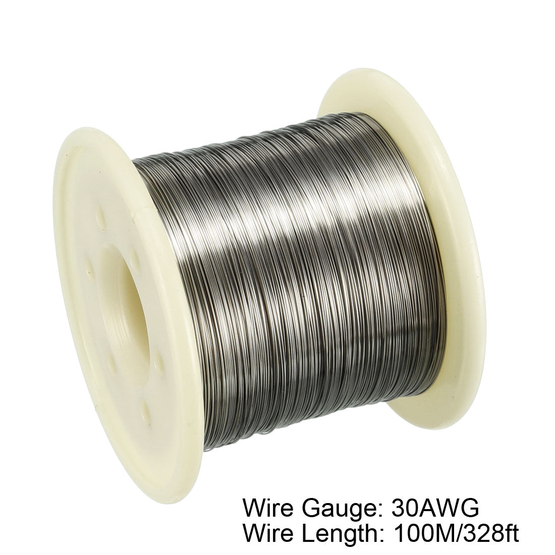 Harfington 0.25mm 30AWG Heating Resistor Wire Nichrome Resistance Wires for Heating Elements 328ft