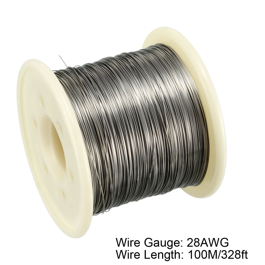 Harfington 0.3mm 28AWG Heating Resistor Wire Nichrome Resistance Wires for Heating Elements 328ft