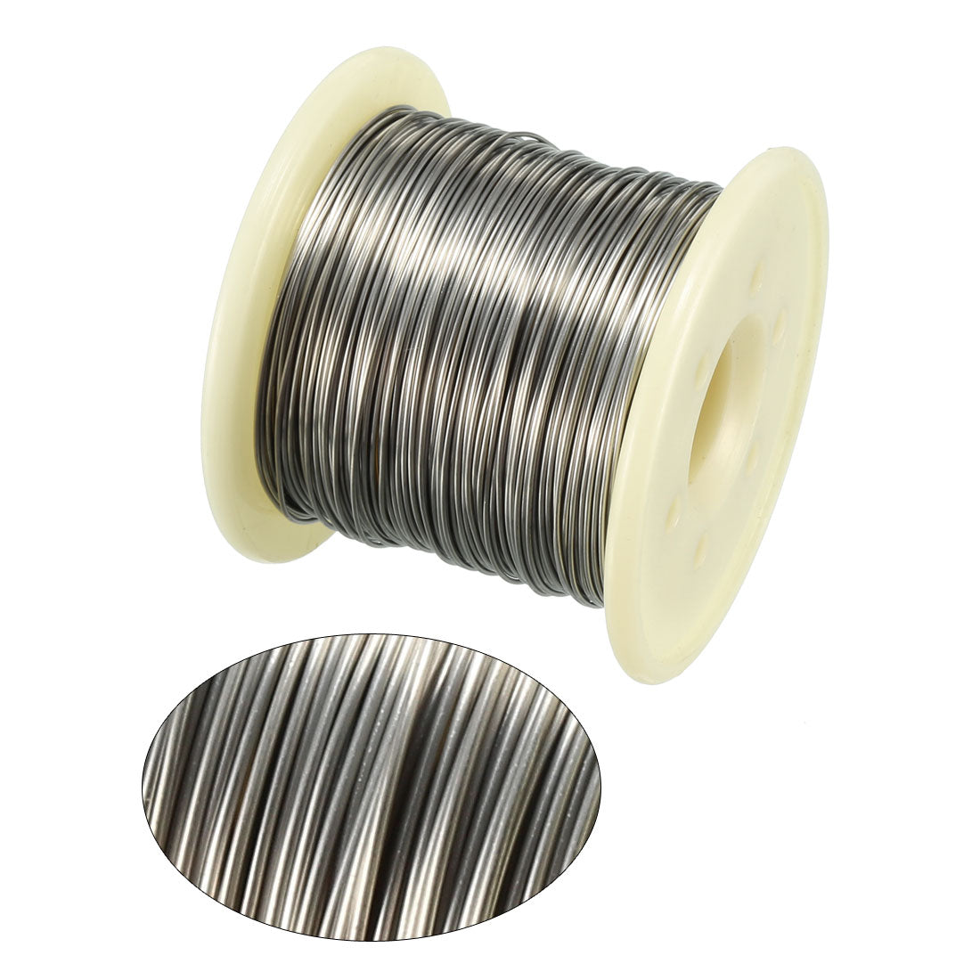 Harfington 0.6mm 22AWG Heating Resistor Wire Nichrome Resistance Wires for Heating Elements 65.6ft