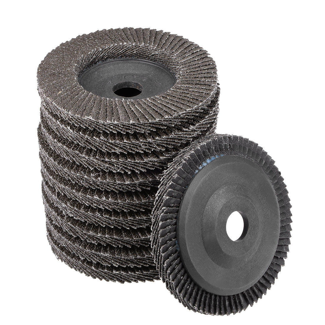 Harfington 4-inch Flap Wheels Grinding Sanding Abrasive Papers 60 Grits 10 Pcs