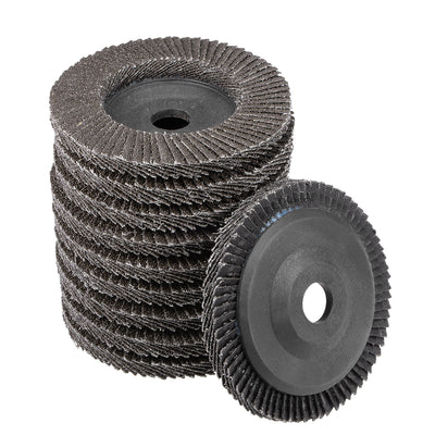Harfington 4-inch Flap Wheels Grinding Sanding Abrasive Papers 60 Grits 10 Pcs