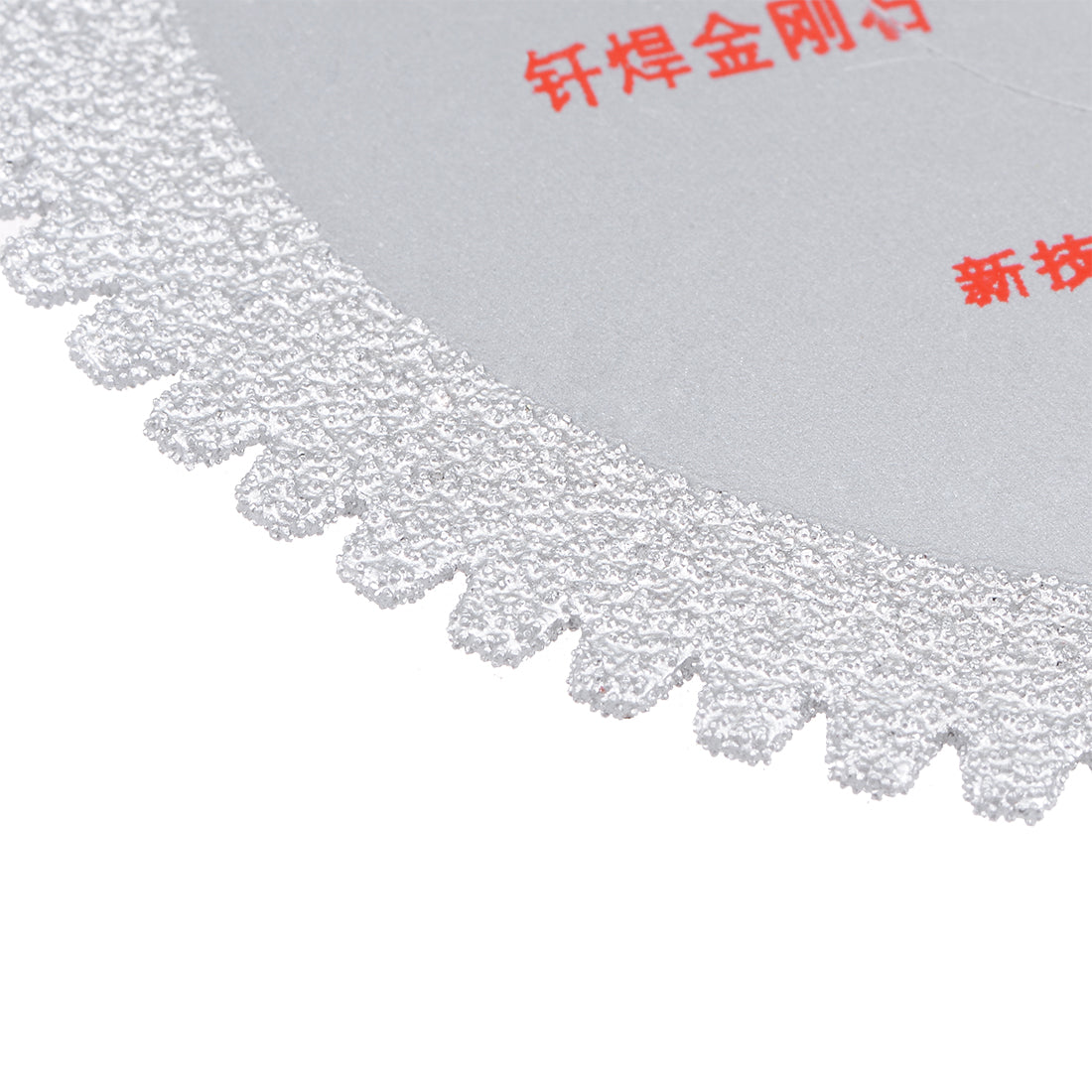 Harfington 4 Inch Diamond Cutting Wheels Grinding with Sawteeth Saw for Marble Stone Silver Tone