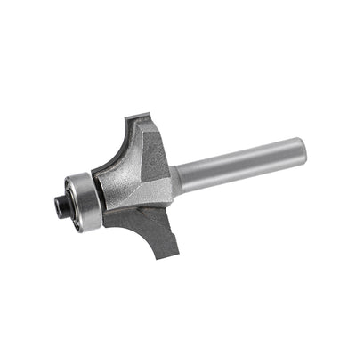 Harfington Router Bit 1/4 Inch Shank 3/4 Inch Cutting Dia Round Over Corner 2 Flutes Tungsten Steel for Woodworking Milling Cutter Tool 2pcs