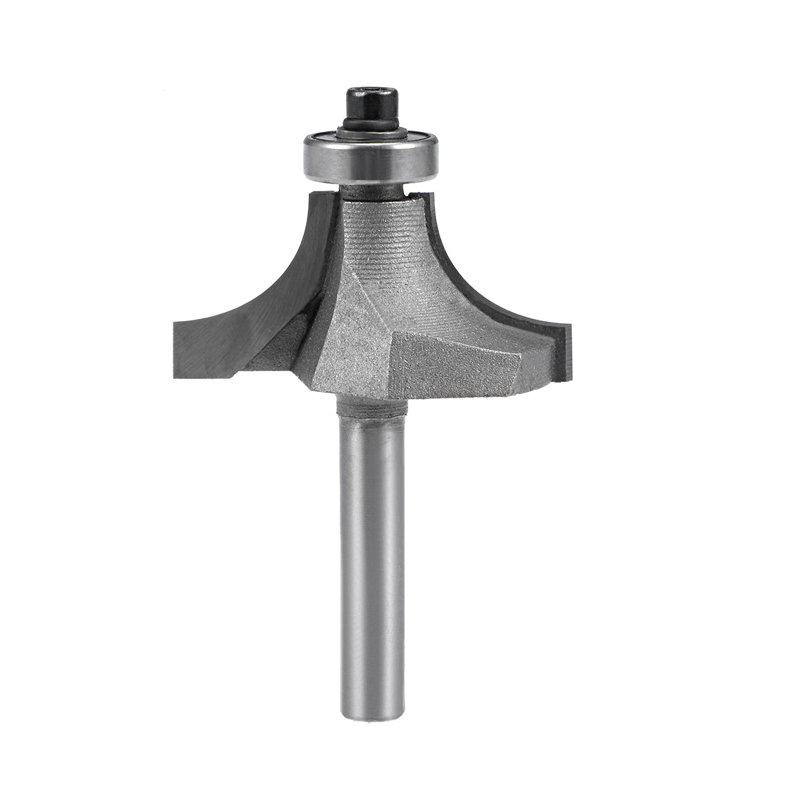 Harfington Router Bit 1/4 Inch Shank 1 Inch Cutting Dia Round Over Corner 2 Flutes Tungsten Steel for Woodworking Milling Cutter Tool