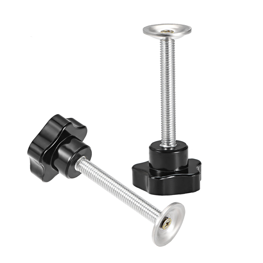 Harfington Five Pointed Star CNC Industrial Quick Removal Screw Knob Handle Grip 1 Pcs