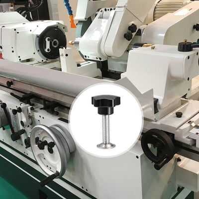 Harfington Five Pointed Star CNC Industrial Quick Removal Screw Knob Handle Grip 1 Pcs