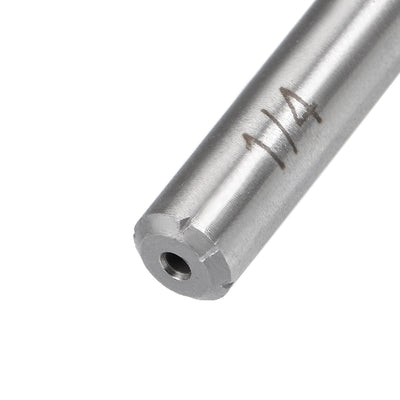 Harfington 1/4" Chucking Reamer HSS H7 6 Straight Flutes Machine Milling Cutter Tool