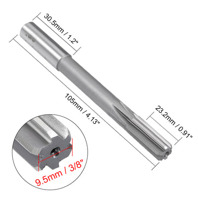 Harfington Straight Shank HSS H7 Chucking Reamer Machine Milling Cutter