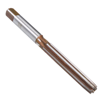 Harfington 3/8" Hand Reamer HSS H7 6 Straight Flutes Milling Cutter Tool