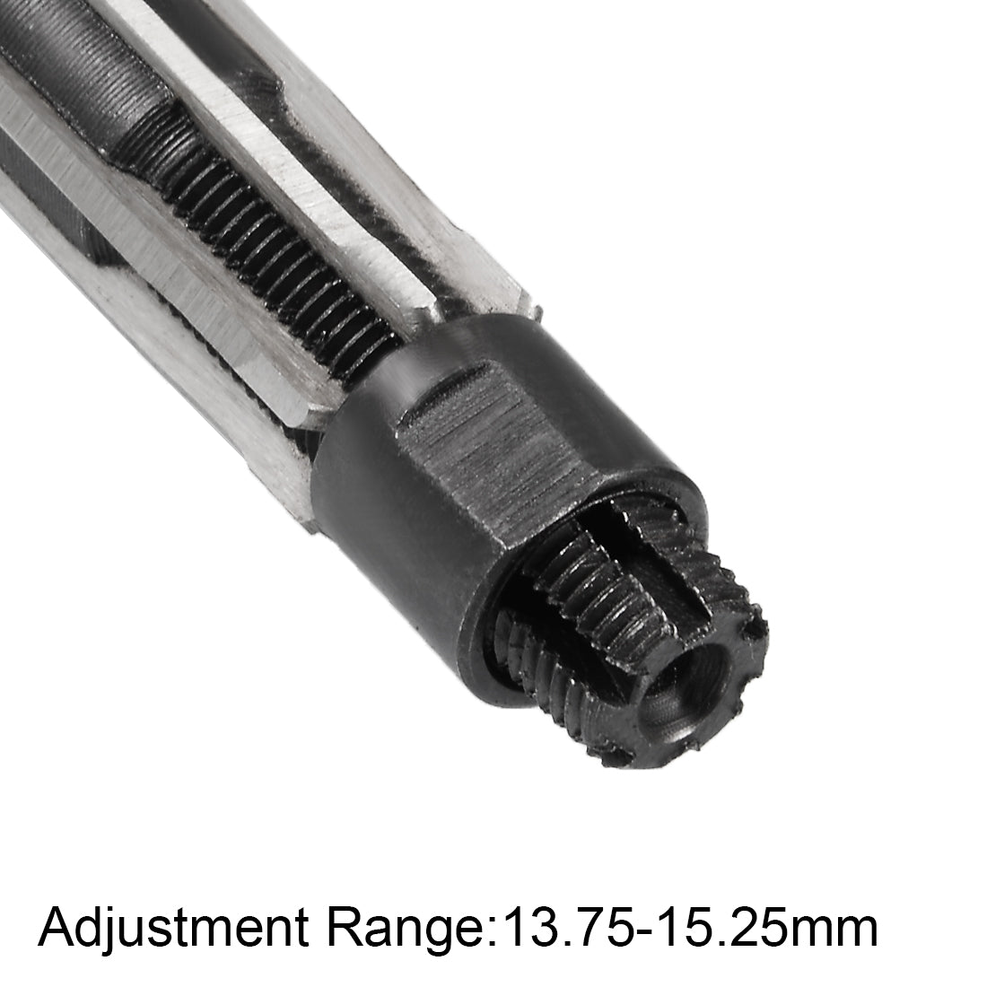 Harfington HSS Square End Adjustable Hand Reamer Metal Hole Cutting Tool Adjustment Range