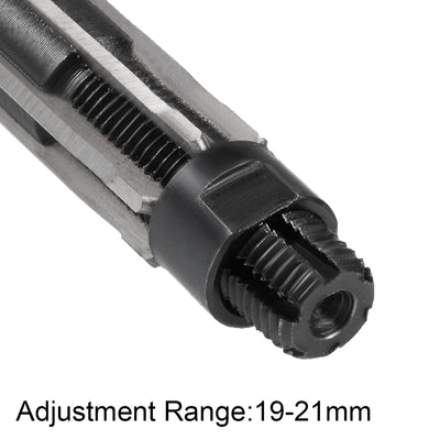 Harfington HSS Square End Adjustable Hand Reamer Metal Hole Cutting Tool Adjustment Range