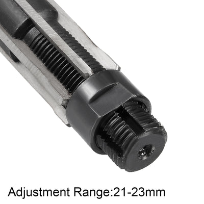 Harfington HSS Square End Adjustable Hand Reamer Metal Hole Cutting Tool Adjustment Range