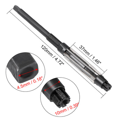 Harfington HSS Square End Adjustable Hand Reamer Metal Hole Cutting Tool Adjustment Range