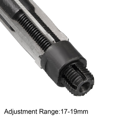 Harfington HSS Square End Adjustable Hand Reamer Metal Hole Cutting Tool Adjustment Range