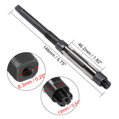 Harfington HSS Square End Adjustable Hand Reamer Metal Hole Cutting Tool Adjustment Range