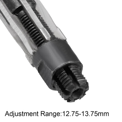 Harfington HSS Square End Adjustable Hand Reamer Metal Hole Cutting Tool Adjustment Range