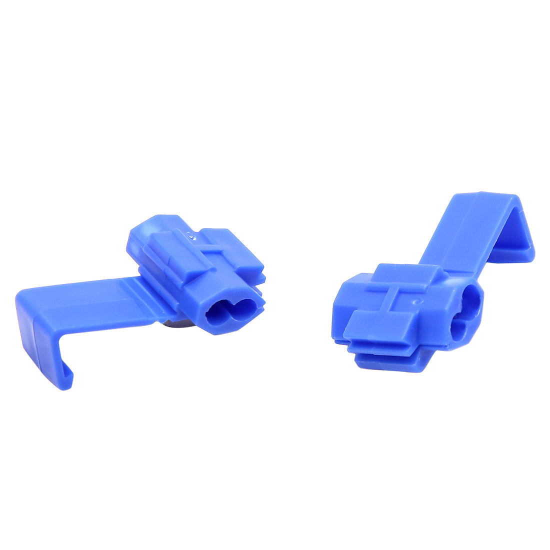 Harfington 12pcs DC 12V Blue Car Wire Quick Connector Terminal for 0.75-2.5mm2 Cable