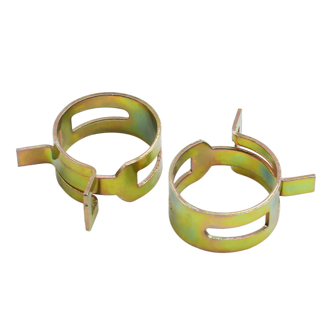 Harfington 15pcs 22mm Car Fuel Line Spring Clips Water Pipe Air Tube Clamps Hose Fastener