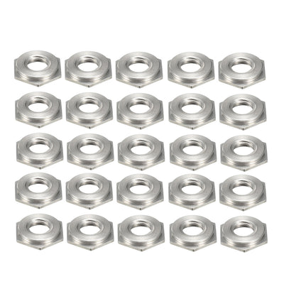 Harfington M4 x 0.7mm Pitch Hex Head Carbon Steel Blind Hole Self Clinching Standoff Nuts FS-M4-1, Pack of 25