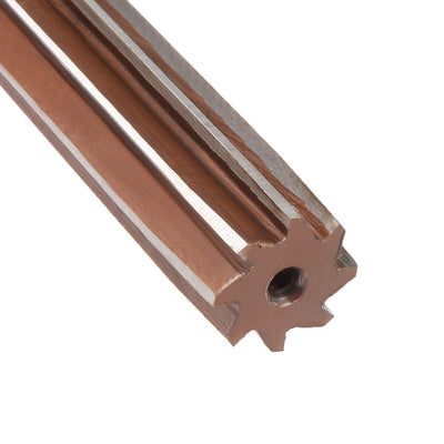Harfington Straight Shank H8 Chucking Reamer 8 Flutes Hand Milling Cutter Tool