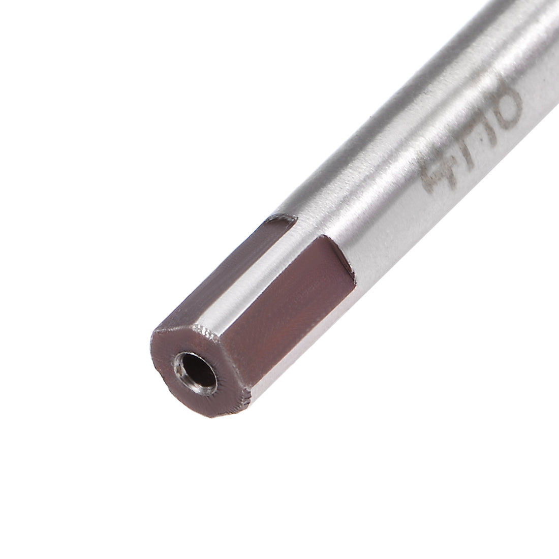 Harfington 4mm Hand Reamer Alloy Tool Steel H8 6 Straight Flutes Milling Cutter Tool