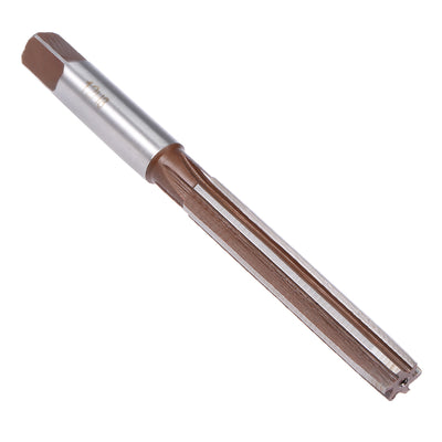 Harfington Straight Shank H8 Chucking Reamer 6 Flutes Hand Milling Cutter Tool