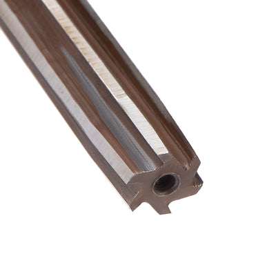 Harfington Straight Shank H8 Chucking Reamer 6 Flutes Hand Milling Cutter Tool