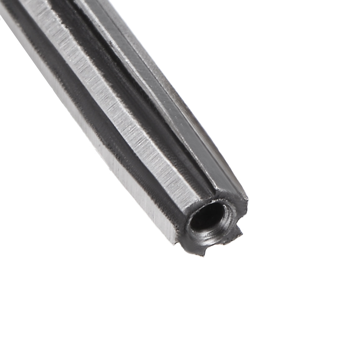 Harfington 3mm Hand Reamer Alloy Tool Steel H8 6 Straight Flutes Milling Cutter Tool