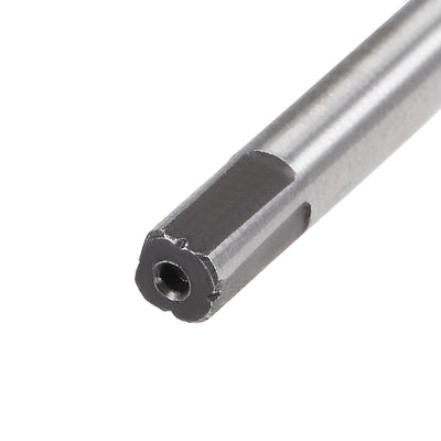 Harfington 3mm Hand Reamer Alloy Tool Steel H8 6 Straight Flutes Milling Cutter Tool