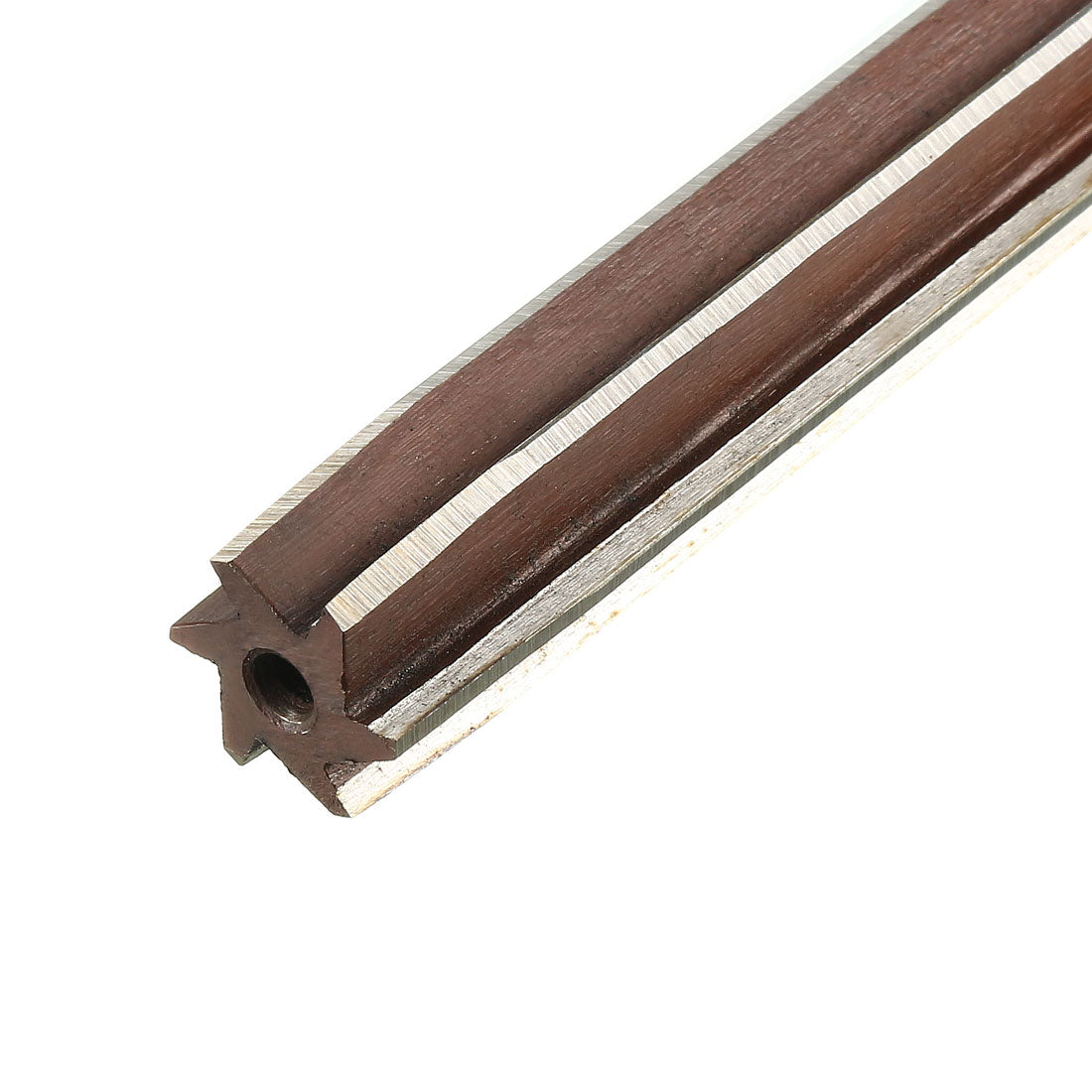 Harfington Straight Shank H8 Chucking Reamer 6 Flutes Hand Milling Cutter Tool