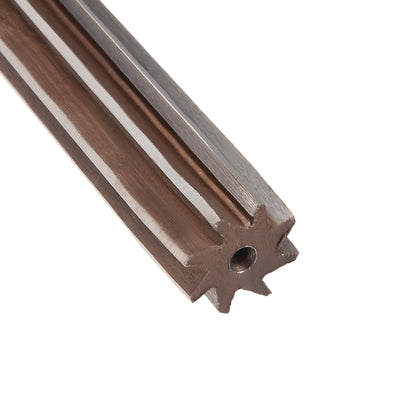 Harfington 18mm Hand Reamer Alloy Tool Steel H8 8 Straight Flutes Milling Cutter Tool