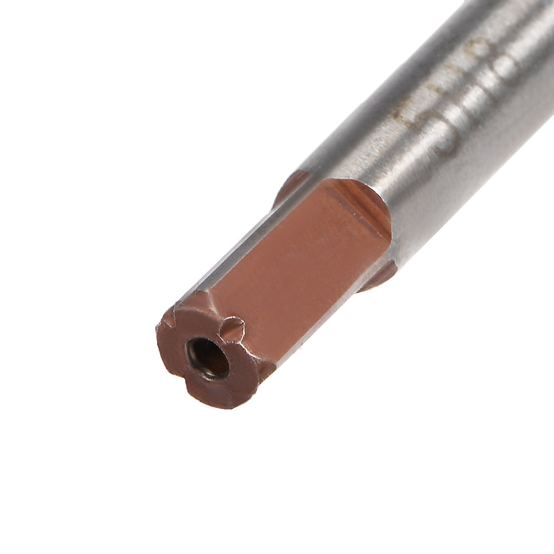 Harfington Straight Shank H8 Chucking Reamer 6 Flutes Hand Milling Cutter Tool 2Pcs