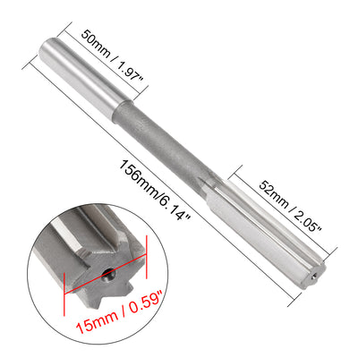 Harfington Straight Shank HSS H7 Chucking Reamer Machine Milling Tool
