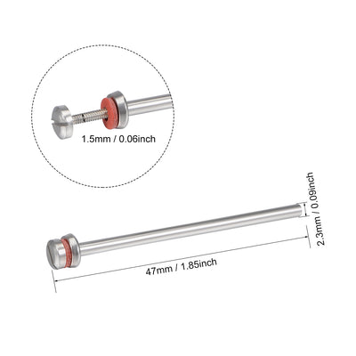 Harfington Cut-off Wheel Screw Mandrels 2.35mm Shank Dia Cutting Disc Holder 5 Pcs