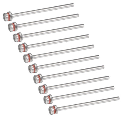 Harfington Cut-off Wheel Screw Mandrels 2.35mm Shank Dia Cutting Disc Holder for Compatible Rotary Tools 10 Pcs