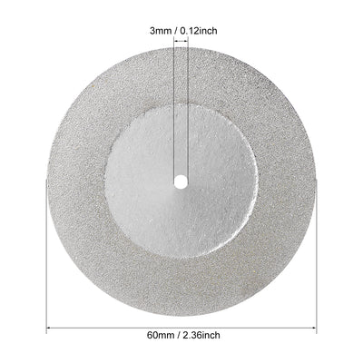 Harfington Cut-Off Wheels Diamond Coated Cutting for Rotary Tools 60mm