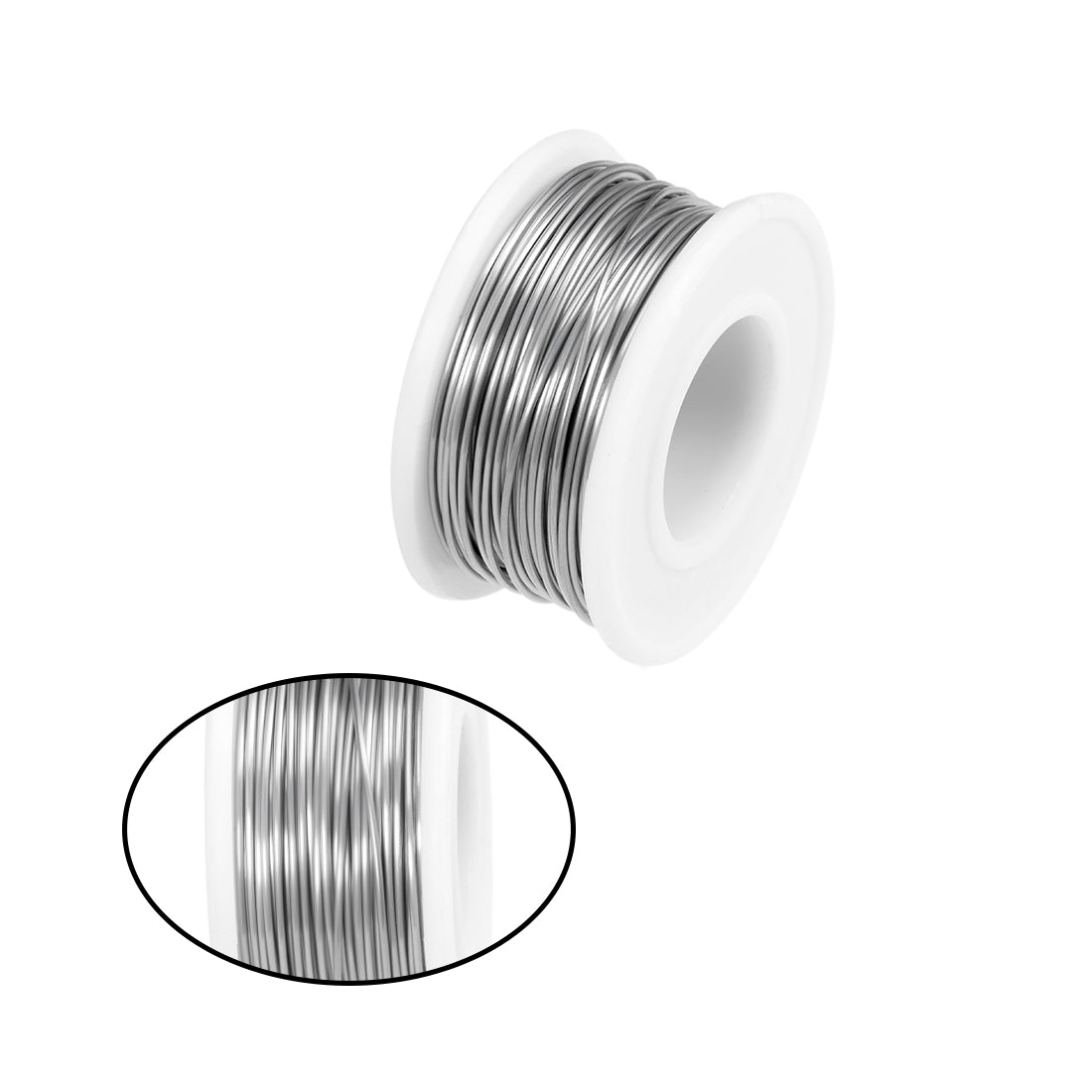 Harfington 0,7 mm 21 AWG Heizwiderstandsdraht, Nichrom-Widerstandsdrähte für Heizelemente, 49 Fuß