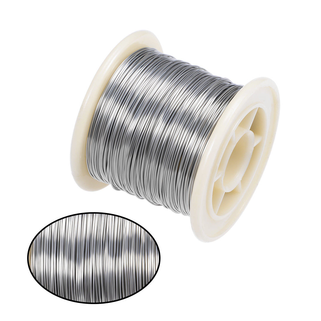 Harfington 0.6mm AWG22 Heating Resistor Wire Nichrome Resistance Wires for Heating Elements 98.4ft.