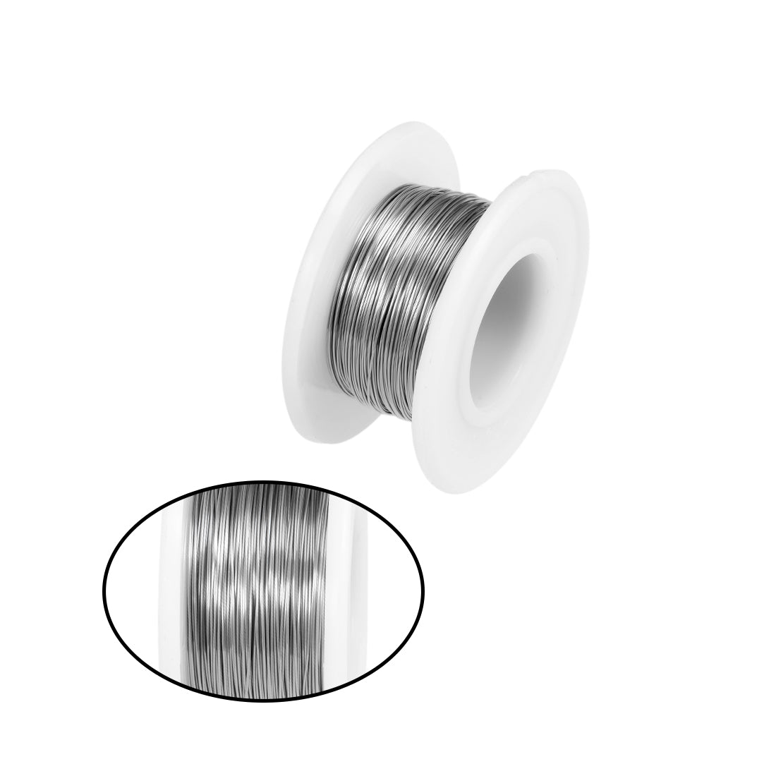 Harfington 0.35mm 27AWG Heating Resistor Wire Nichrome Resistance Wires for Heating Elements 49ft