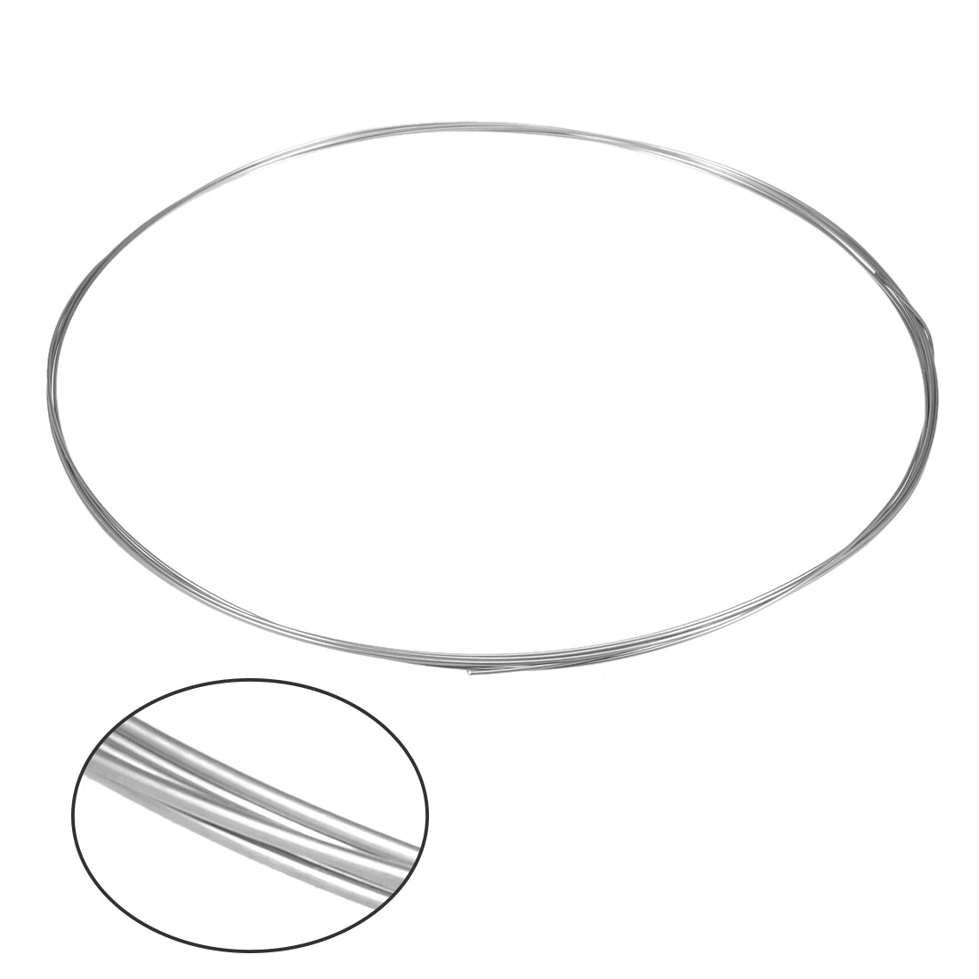 Harfington 0.7mm 21AWG Heating Resistor Wire Nichrome Resistance Wires for Heating Elements 8.2ft 1pcs