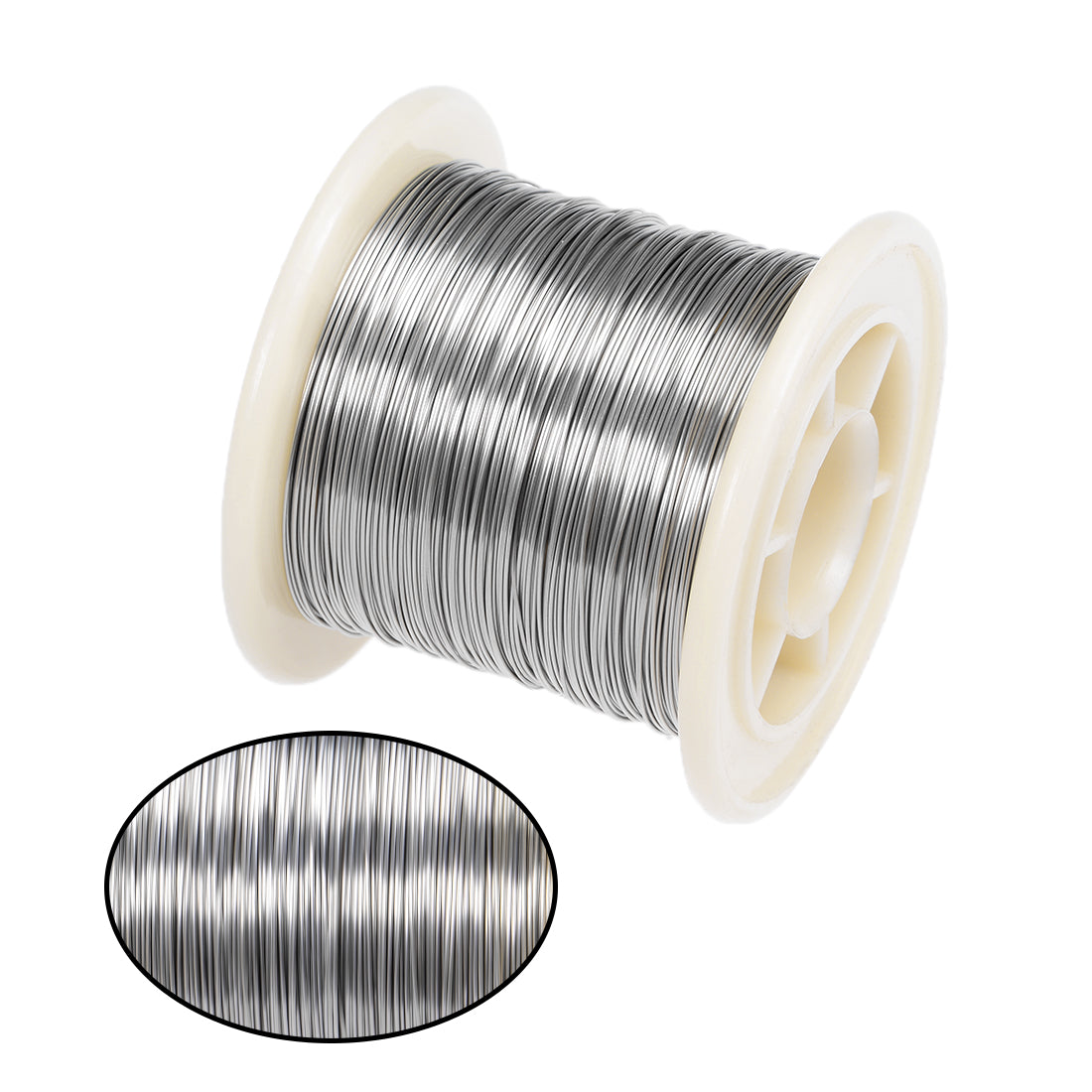 Harfington 0.4mm 26AWG Heating Resistor Wire Nichrome Resistance Wires for Heating Elements 115ft