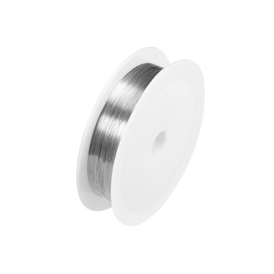 Harfington 0.1mm 38AWG Heating Resistor Wire Nichrome Resistance Wires for Heating Elements 229.7ft